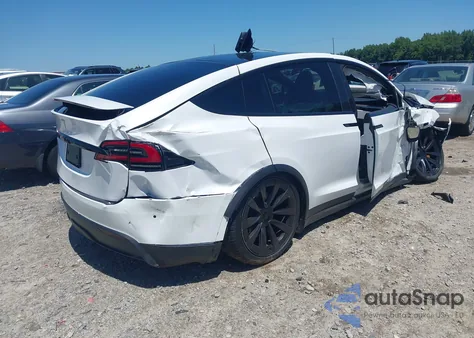 2023 Tesla Model X из США, поврежденный, VIN 7SAXCAE5XPF375554